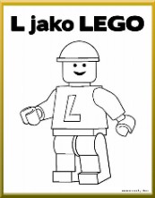 Grafomotorika - Písmeno L jako Lego