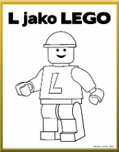 Grafomotorika - Psmeno L jako Lego