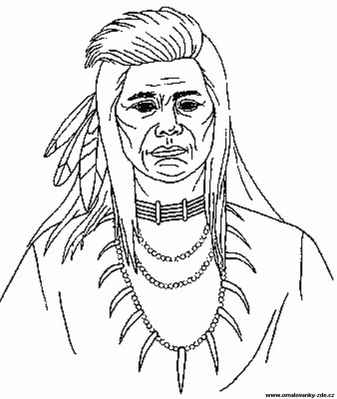 Omalovánky indiánů
